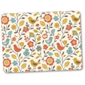 Vibrant Garden 30x40 Glass Chop Board Steelex Tempered