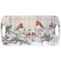Xmas Robin Med/Sandwich Tray
