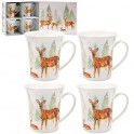 Forest Family Mug Set 4