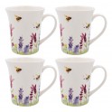 Lavender And Bees Mug Set X 4