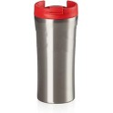 470ml S/S Red Vacuum Travel Mug STEELEX
