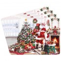 Xmas Santa Placemats x4